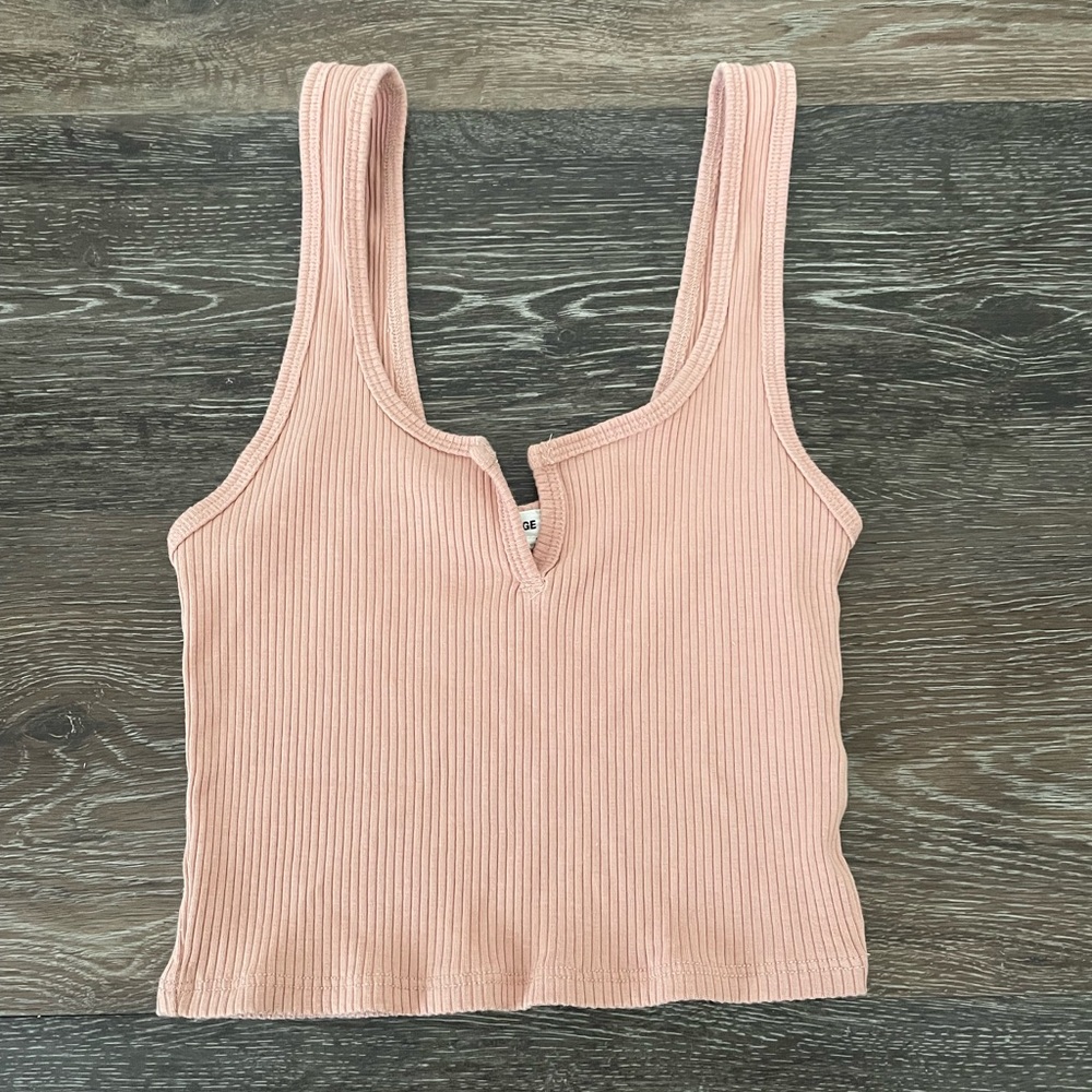 Garage Tank top with slit